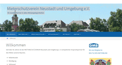 Desktop Screenshot of mieterverein-neustadt.de