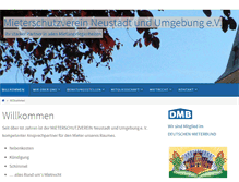 Tablet Screenshot of mieterverein-neustadt.de